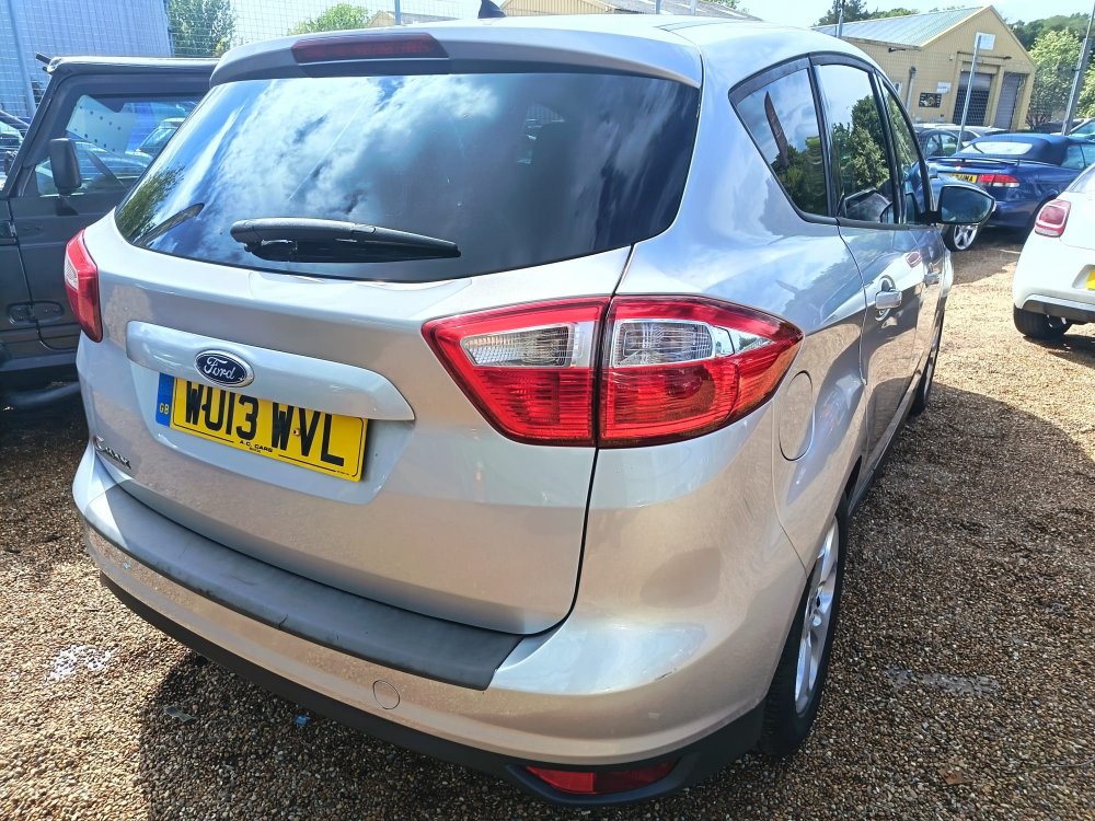 Silver 2013 Ford C-MAX 1.6 Zetec MPV 5dr Petrol Manual Euro 5 105 ps in Canterbury
