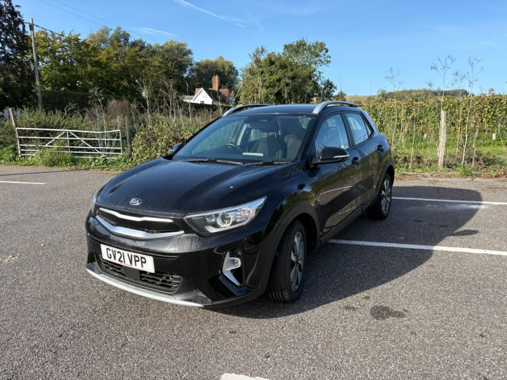 Black Kia Stonic 1.0 T-GDi 2 SUV 5dr Petrol DCT Euro 6 s/s 99 bhp