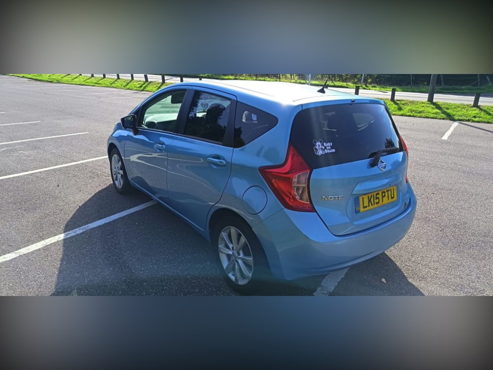 Blue 2015 Nissan Note 1.5 dCi Tekna Hatchback 5dr Diesel Manual Euro 5 s/s 90 ps in Canterbury