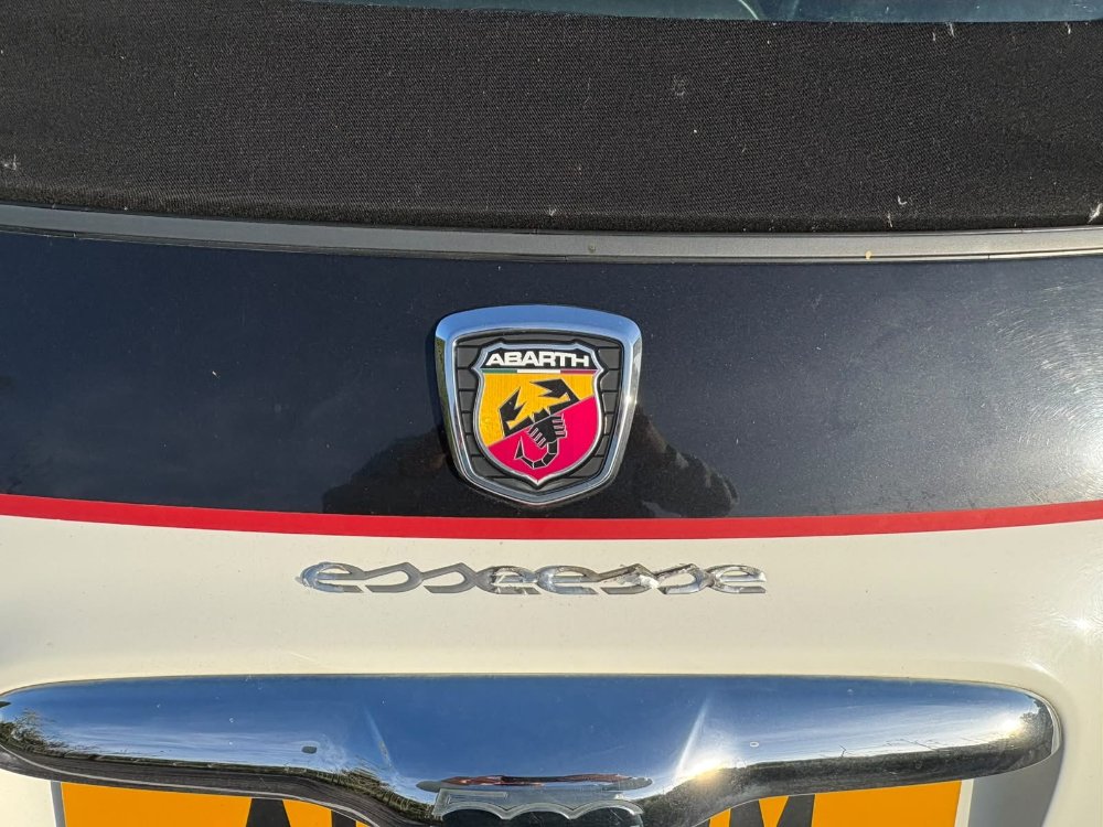 Black Abarth 500 1.4 T-Jet Convertible 2dr Petrol Auto Euro 5 140 bhp