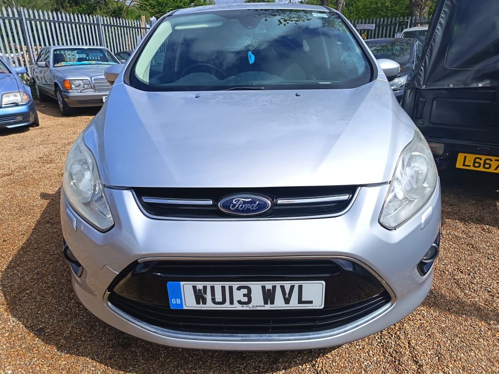 Silver Ford C-MAX 1.6 Zetec MPV 5dr Petrol Manual Euro 5 105 ps
